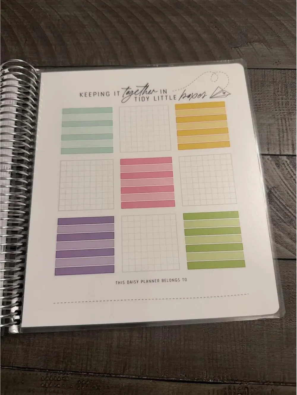 Cocoa Daisy Undated weekly/monthly planner